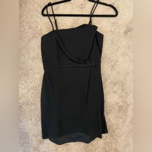 Pleated Black Lulus Bodycon Dress